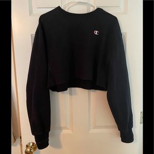Champion cropped hoodie